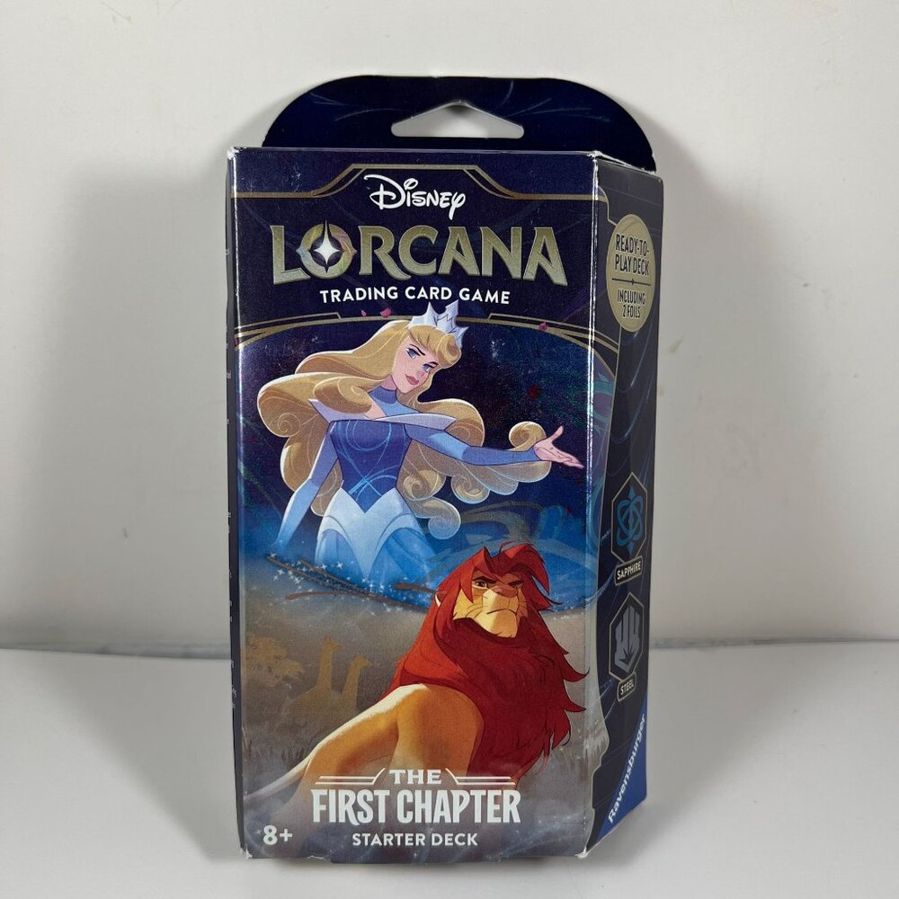 Disney Lorcana Trading Card Game The First Chapter Starter Deck Sapphire & Steel